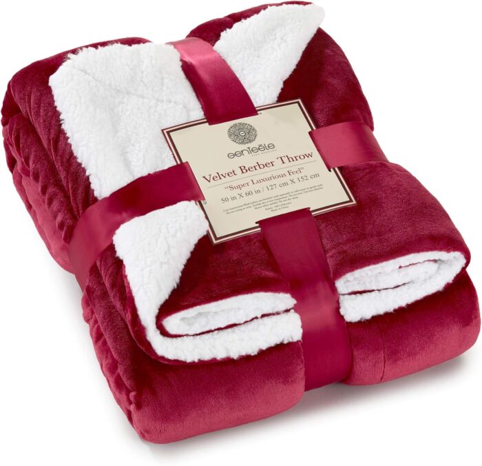 Fleece Sherpa Blanket - Image 4