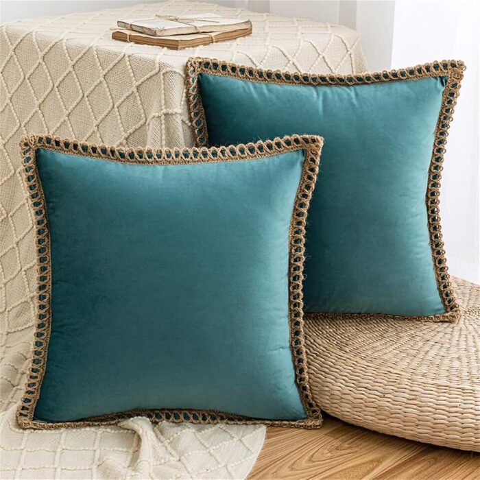 Decorative Velvet Cushion - Image 6