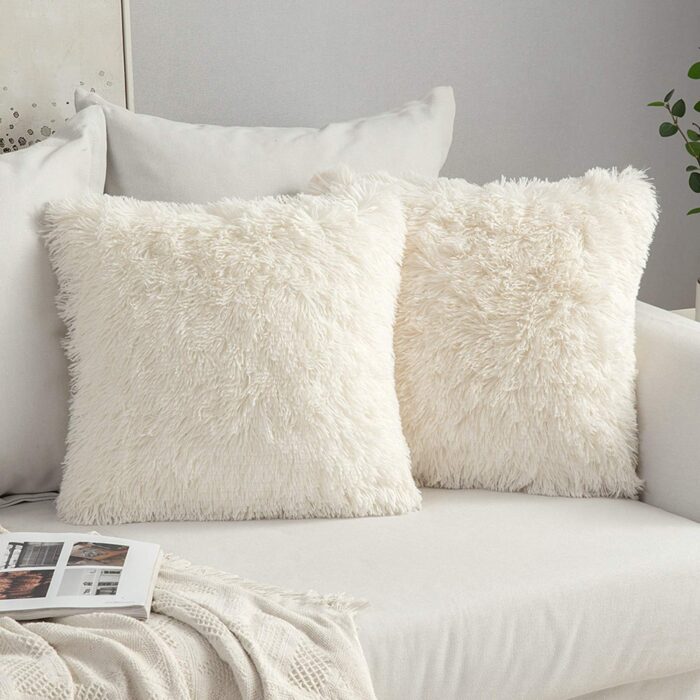 Luxury Faux Fur Cushion - Image 3