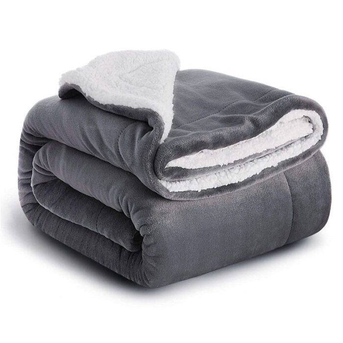 Sherpa Fleece Throw - Image 2