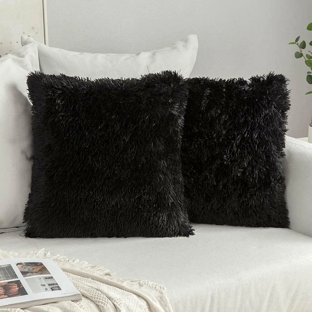 Luxury Faux Fur Cushion - Image 2