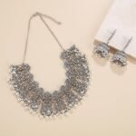 Traditional Jhumka Jewellery Set for Women Large Big Tassel Beaded Kundan Ethnic