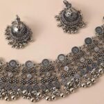 Traditional Jhumka Jewellery Set for Women Large Big Tassel Beaded Kundan Ethnic